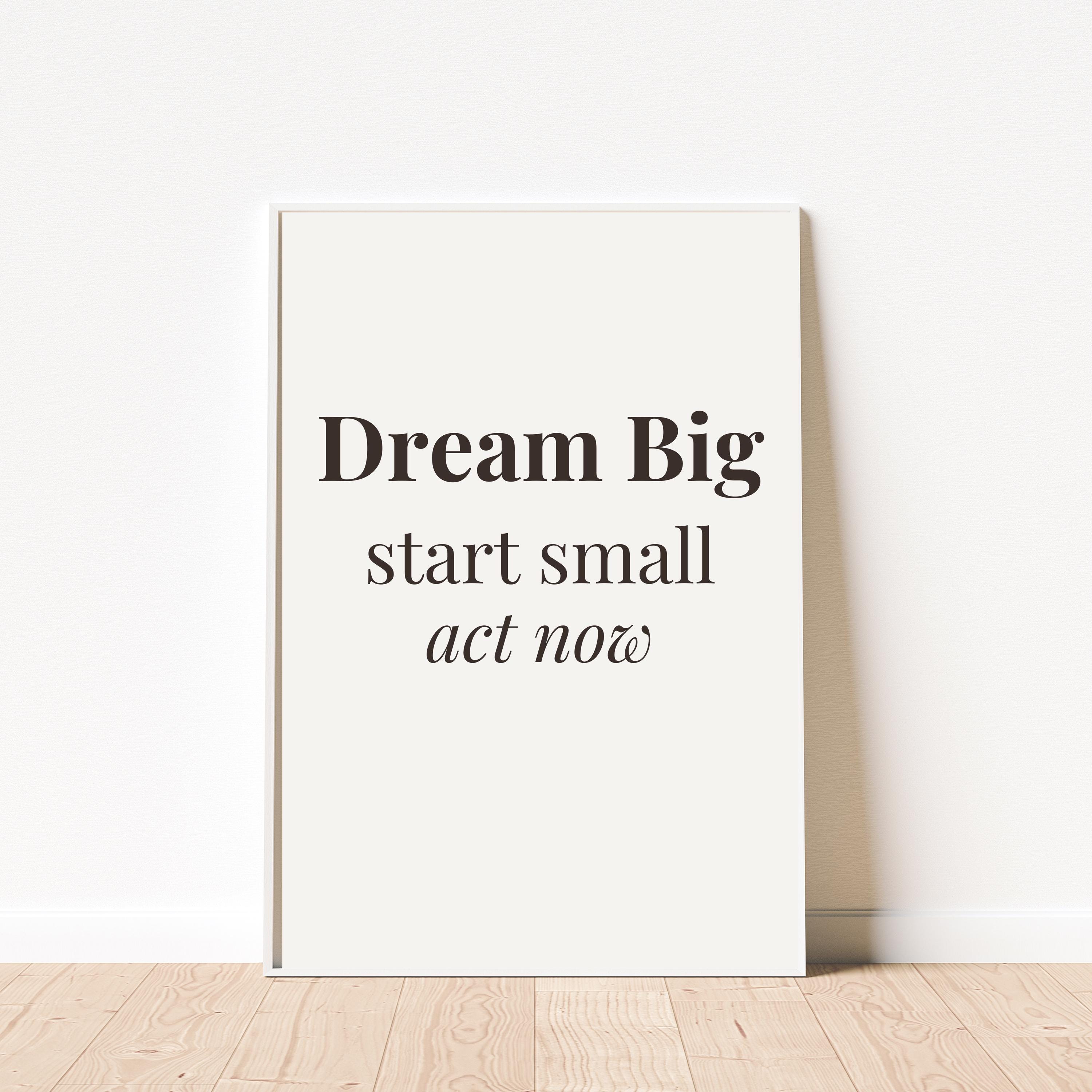 Motivational Wall Art Set of 3 Printable, Inspirational Quote Prints ...