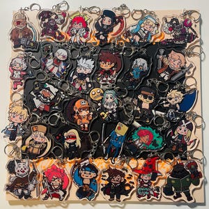 Guilty Gear STRIVE Character Charm Keychains