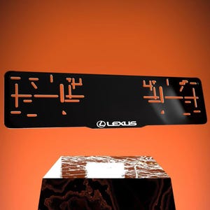 Suporte de moldura de placa de licença personalizado europeu Lexus Universal Auto Bracket Acessório de cópia do sinal Euro