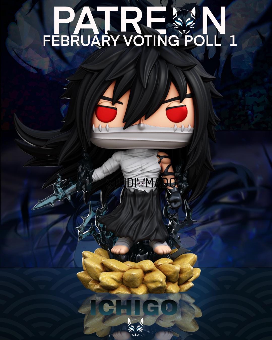 POP Custom Yhwach Bleach - Édition Limitée 3 GITD + Hardcase