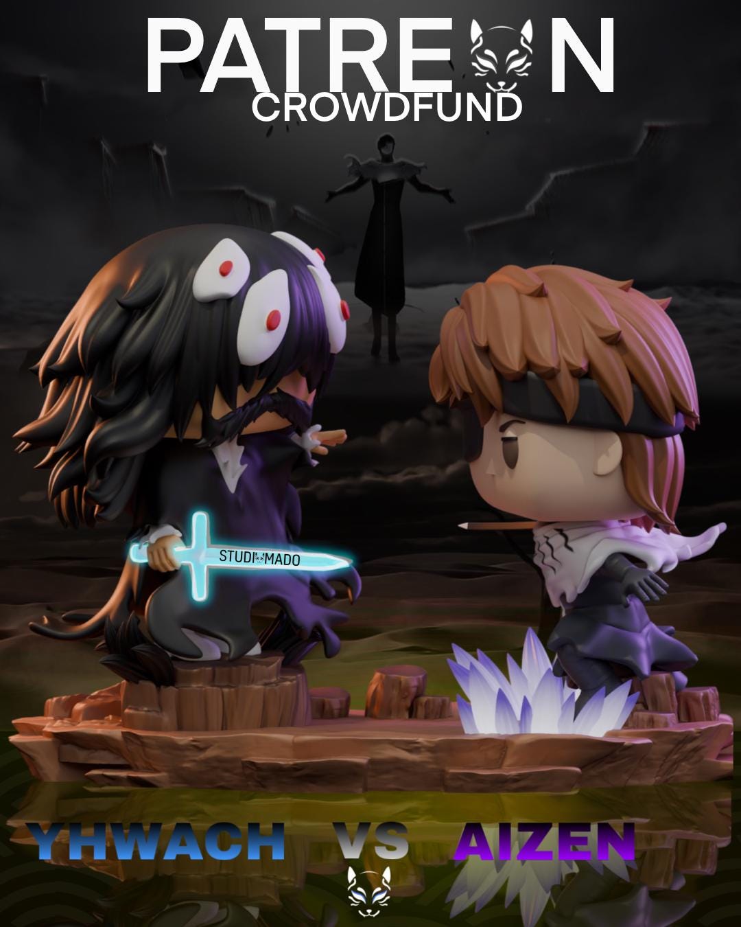 POP Custom Yhwach Bleach - Édition Limitée 3 GITD + Hardcase