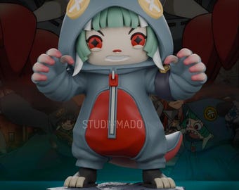 Archivos STL de guitarra personalizada de Gachiakuta (no es un producto físico)