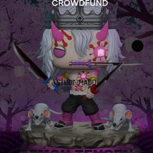 Archivos STL de Demon Slayer Custom Demon Tengen (no es un producto físico)