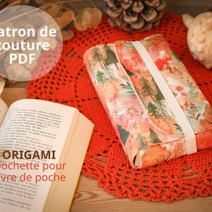 Patron PDF de couture Pochette pour LIVRE de poche "ORIGAMI" / patron pdf / téléchargement instantané / patron de couture