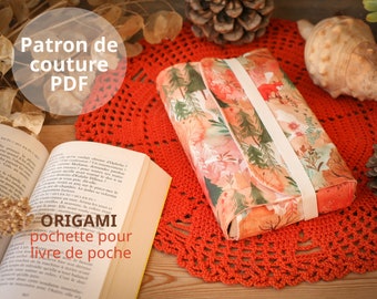 Patron PDF de couture Pochette pour LIVRE de poche 