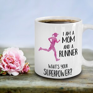 Marathon Mom Mug - Marathon Runner Gift - 26.2 13.1 Miles - Distance Triathlon Runner Gifts - Fitness Mom Gift