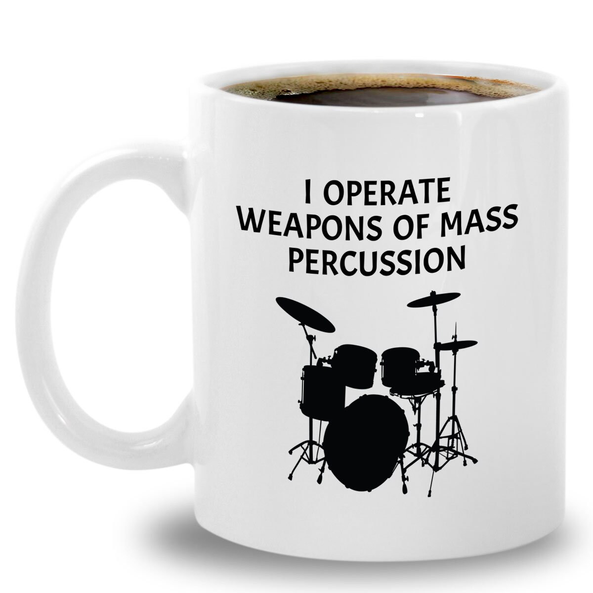 Funny Mugs Banned Member Weapons Of Mass Percussion Band Rock Pop Christmas MUG 