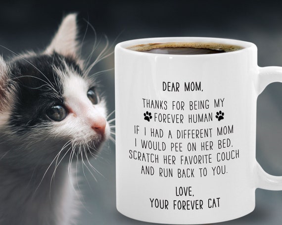 dear cat mom mug