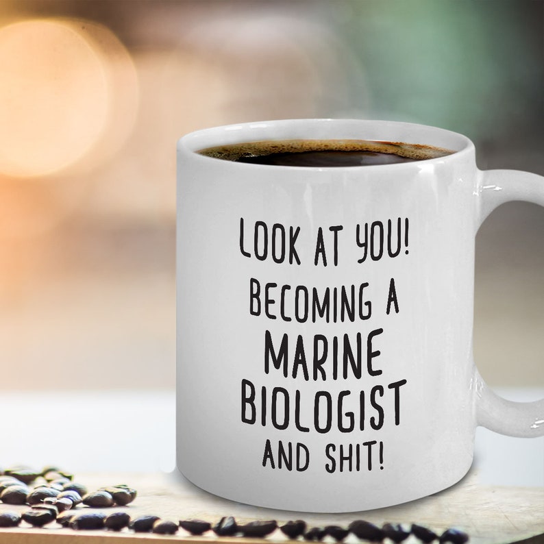 MARINE BIOLOGIST MUG Funny Biology Scientist Graduation Gifts Etsy France