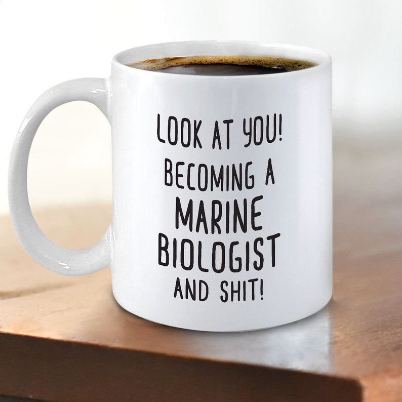 MARINE BIOLOGIST MUG Funny Biology Scientist Graduation Gifts Etsy