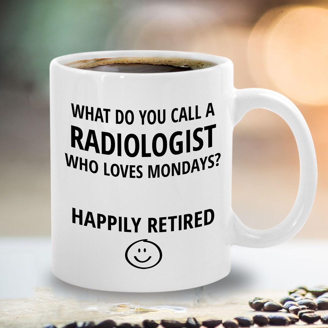 Retired Radiologist Mug Funny Radiology Retirement Gift Etsy 日本