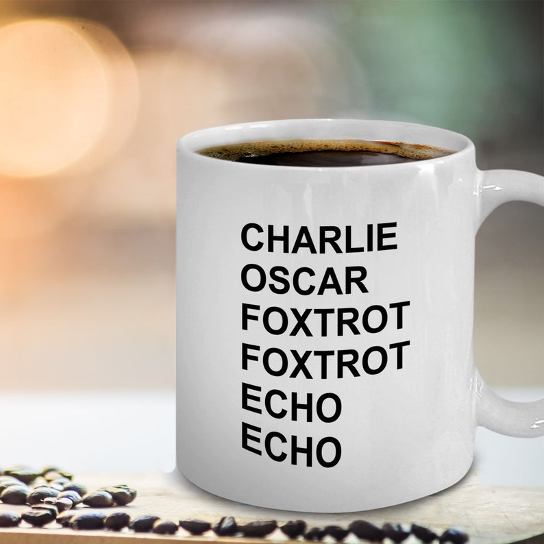 Phonetic Alphabet Coffee Mug Amateur Ham CB Radio Operator - Etsy
