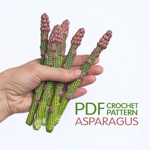Asparagus crochet pattern — PDF pattern