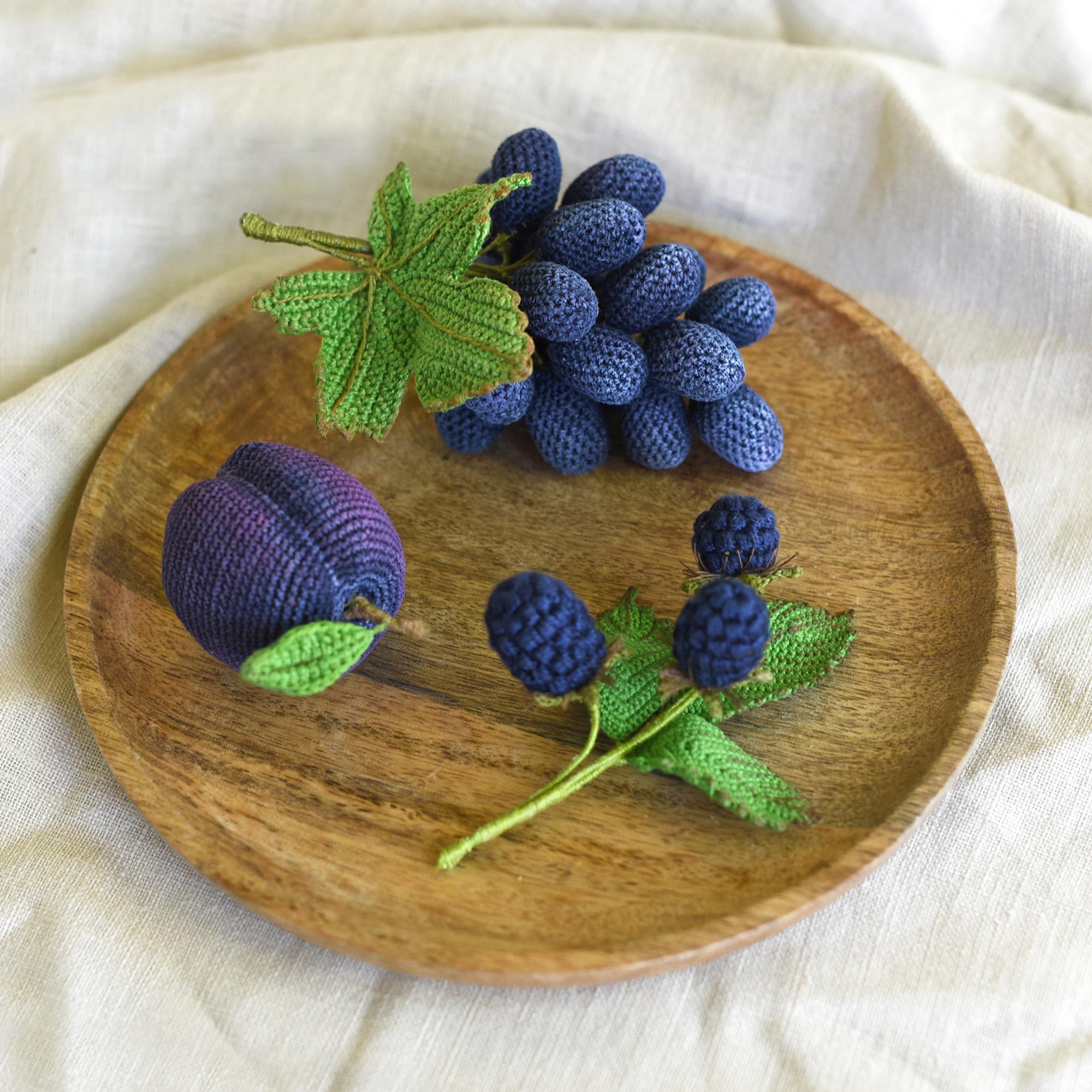 Grape Crochet Pattern: Amigurumi Fruit (PDF Pattern) - Etsy