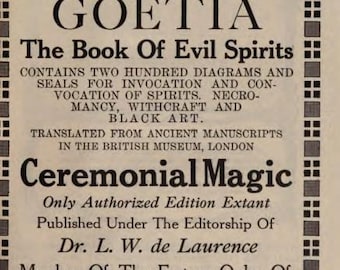 The Lesser Key of Solomon, Goetia" - Digital Grimoire PDF (Public Domain)
