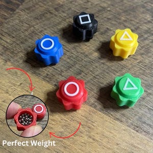 Gonggi Jacks Set: 3D Printed Korean Game with Carrying Case