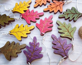 Autumn Wood Earrings