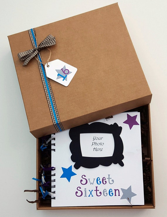 Sweet Sixteen Guest Book Sweet 16 gift Birthday guest book Etsy