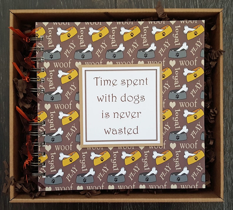 Dog Scrapbook Dog Memorial Gift Dog Lover Gift Pet Etsy UK