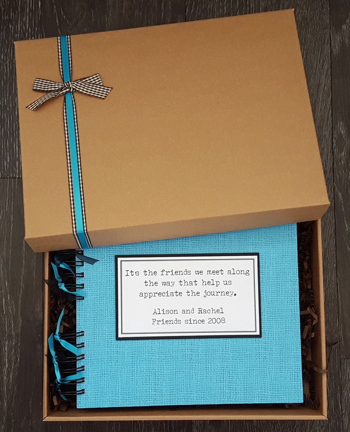 Friends Scrapbook Friendship Memory Book Gift for Best Etsy