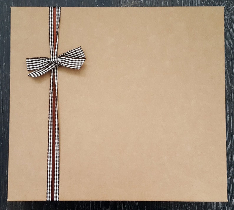 Kraft Scrapbook Blank Journal Rustic Handmade Etsy UK