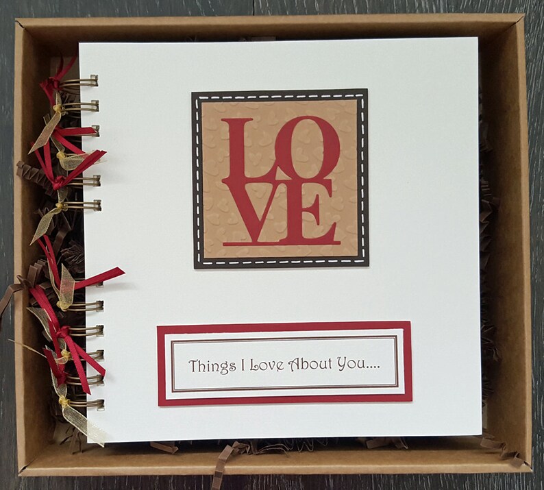 Couple memory book gift idea Things I love about you Etsy