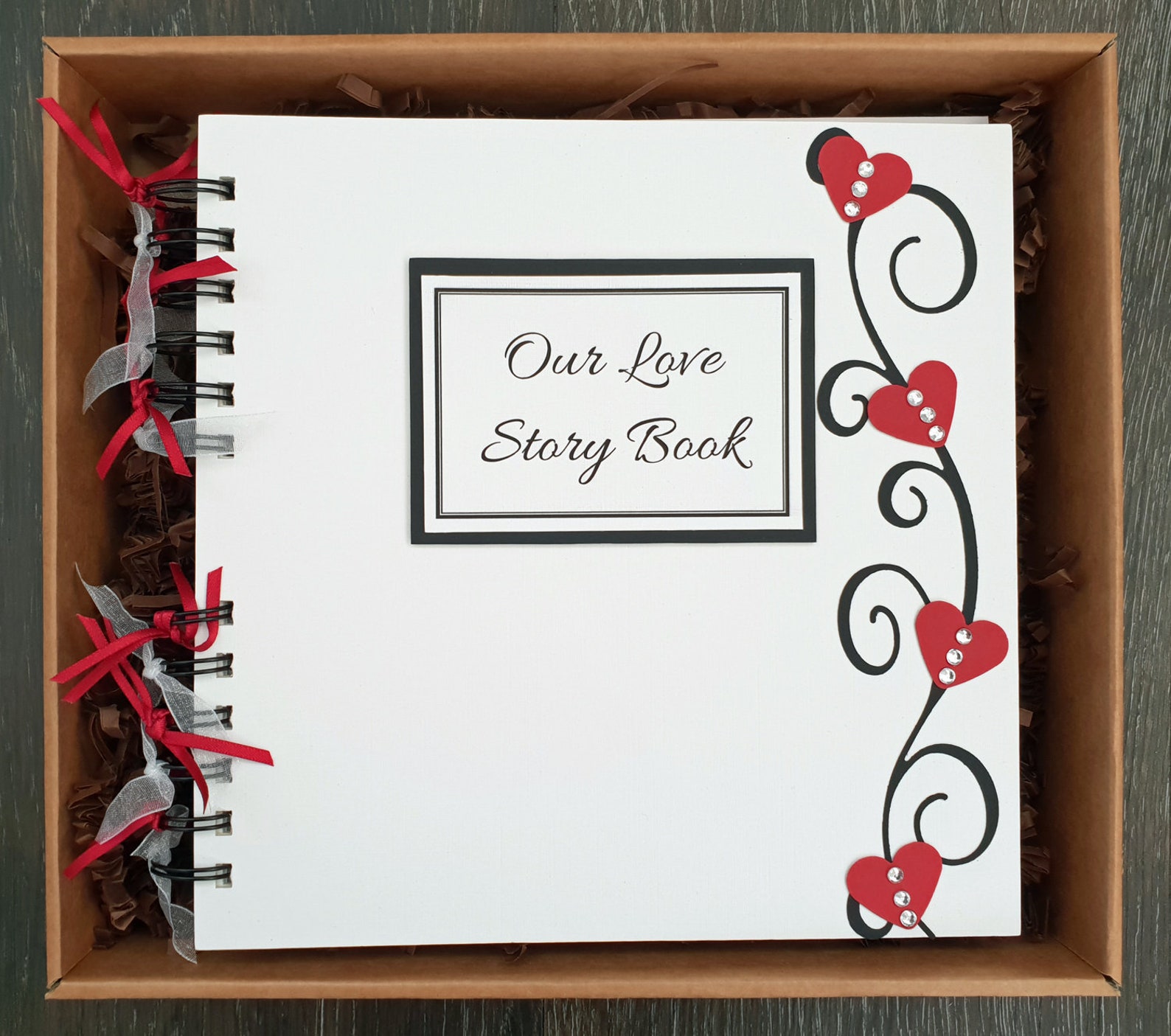 Love story memory book gift for boyfriend girlfriend Etsy