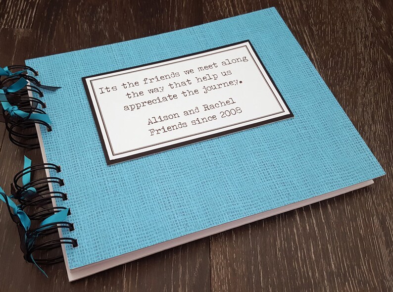 Friends Scrapbook Friendship Memory Book Gift for Best Etsy
