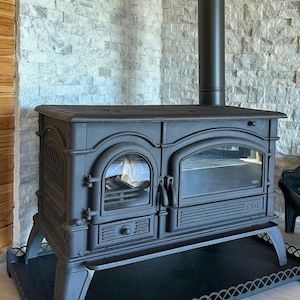 Cast iron wood burning stove, kitchen stove, cooker stove, wood stove with oven