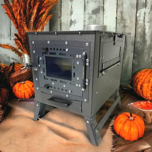 Portable Wood Burning Camping Stove, small stove, Outdoor Tent Stove, Camping stove, tiny wood stove Stove for travel, tiny house, camp