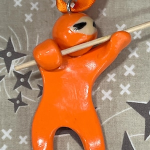 Adopt a Ninja: Bo Staff Armed Ninja Ornament