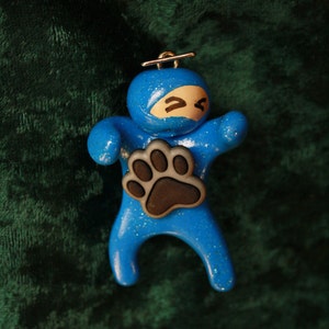 Adopt a Ninja: Animal Paw Print Ninja Ornament