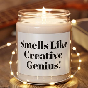 Writer Inspiration Candle: Natural Soy Wax, Creative Scents