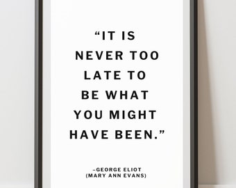 Inspirational Writer Quote Wall Art Print: Motivational Quote (Digital Download, 20+ sizes included)