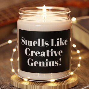 Writer Inspiration #33 Scented SoyCandle Writer Gift Author Gift Book Candle Journalist Screenwriter Writing Tips Writer Christmas Candle