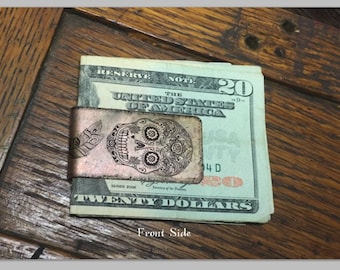Personalized Monogram Money Clip - Money Clip For Women - Custom Copper Money Clip - Personalized Gifts For Her - Womens Money Clip