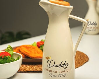FNLLC Bottiglia di olio, 4 bottiglie di vetro da 500 ml, bottiglia di olio d'oliva, dispenser di olio con imbuto, set di bottiglie di aceto e olio, vetro senza piombo con etichetta, tappo di sughero
