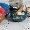 Ceramic Ice Cream Bowl, Personalized Dad's Sundae Bowl, Snack Bowls, Funny Dad Birthday Gifts, Ceramic Ice Cream Dish, Custom Gifts for Mom