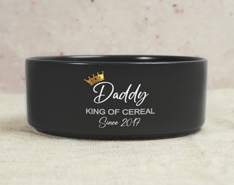 Custom Ceramic Bowl, Personalized Serving Bowl, Birthday Gifts, Christmas Gift, Dad's Ice Cream Bowl, Ceramic Snack Bowls, Gift for Parents