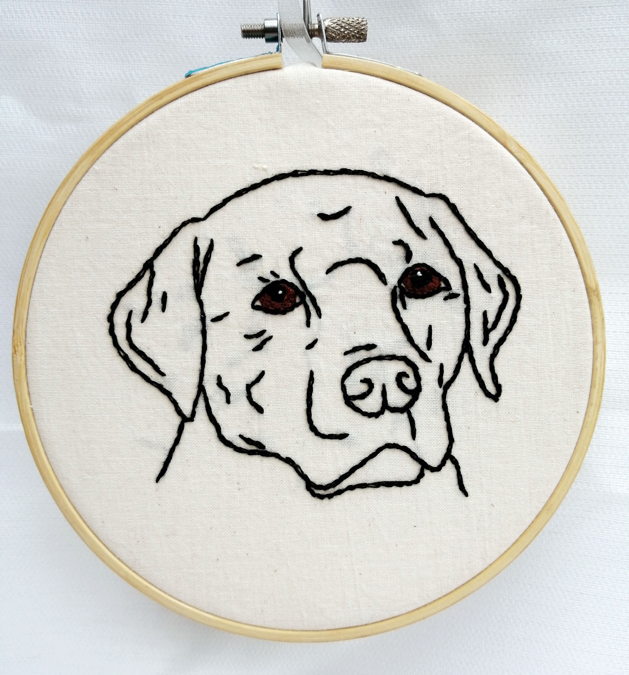 labrador-dog-hand-embroidery-pdf-pattern-easy-beginner-hoop-embroidery-pattern-with-instructions-etsy
