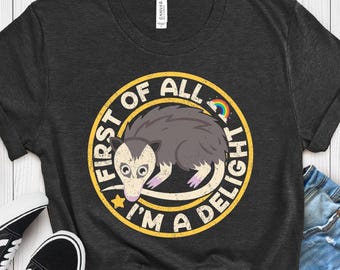 Sarcastic Opossum T-Shirt, Funny Animal Tee