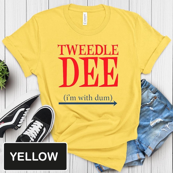 Tweedle Dum Easy T-Shirt Halloween Matching Couples Costume Tweedle Dum Easy T-Shirt Halloween Matching Couples Costume