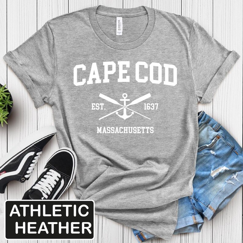 Cape Cod Tees Cape Cod Massachusetts Shirt, Vacation Travel Unisex Tee, Summer ...
