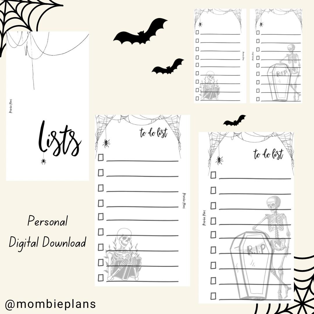 Personal List Personal List Insert - Etsy