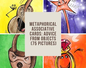 Ratschläge von Objekten metaphorische Karten für Therapiecoaching und Selbstreflexion, Motivationsdeck für persönliche Entwicklung