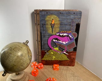 Mimic Themed Dungeons and Dragons Dice Tray