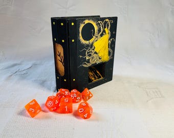 Arkham Horror Themed Dice Tower - Book-Inspired Design
