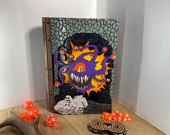 Eye of the Beholder Book Box for D&D Dice Storage