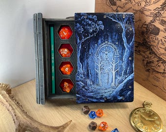 Unique LOTR-Inspired Dice Tray & Organizer - Stylish Storage