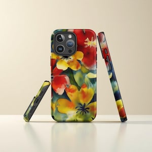 Adrianne Lenker Coque de portable, Coque de portable florale pour filles, Housse de portable pour iPhone 16 15 14 13 12 11 x Coque Samsung S25 S24 S23, Cadeau tech floral